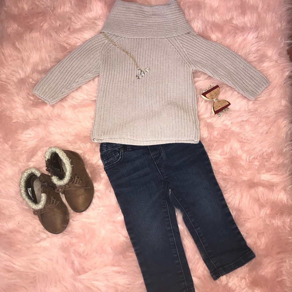 Cowl Neck & Jeans Set